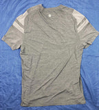Lululemon Mens Shirt Active Tech Gray Short Sleeve Reflective Strip Size Medium.