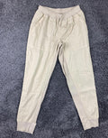 Haven Well Within Organic Cotton Interlock Joggers Women's Beige Tan Sz XS NWT