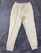 Haven Well Within Organic Cotton Interlock Joggers Women's Beige Tan Sz XS NWT