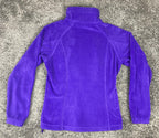 Columbia Purple Full Zip Fleece Jacket Zip Pockets Women Small