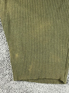 USMC Military 100% Wool Commando Service Sweater Olive Green Size 42