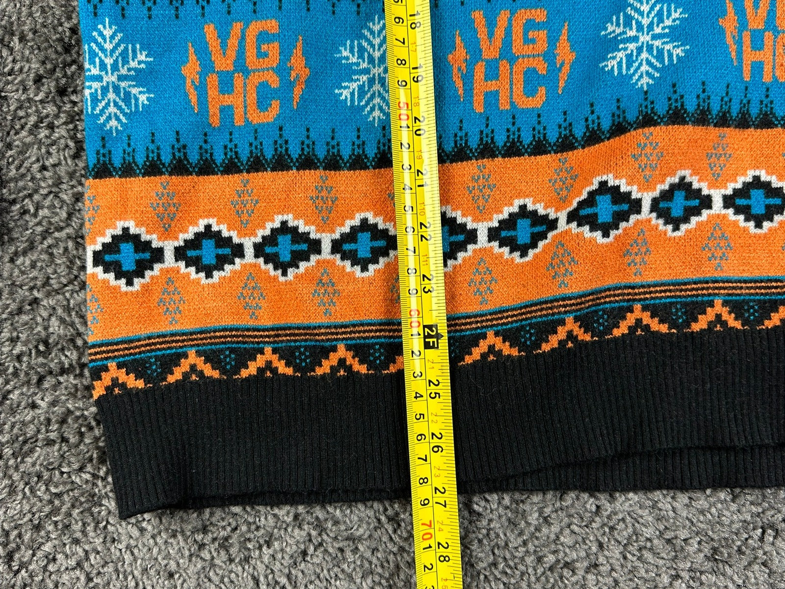Violent Gentlemen San Diego Gulls Ugly Christmas Sweater Mens Size M AHL Hockey