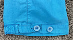 Soft Surroundings Cargo Capri Pants Petite Small Turquoise Blue Stretch