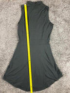 Toad&Co Summerdance Sleeveless Mock Neck Dress Womens Size Medium Black