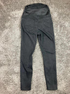Madewell Maternity Skinny Jeans Womens Sz 28 Black Over Belly Panel