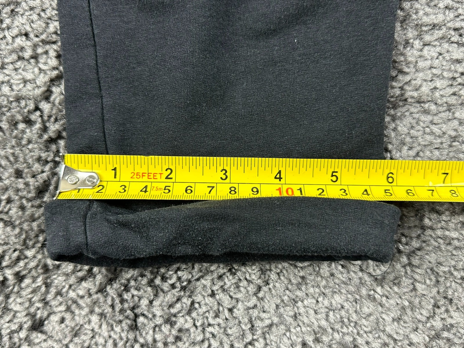 Amour Vert Pants S Black Organic Cotton Modal Jogger Tapered High Rise Pocket US