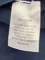 AJ Andrea Jovine Women’s Navy Cotton Sheath Dress Size S Cap Sleeve