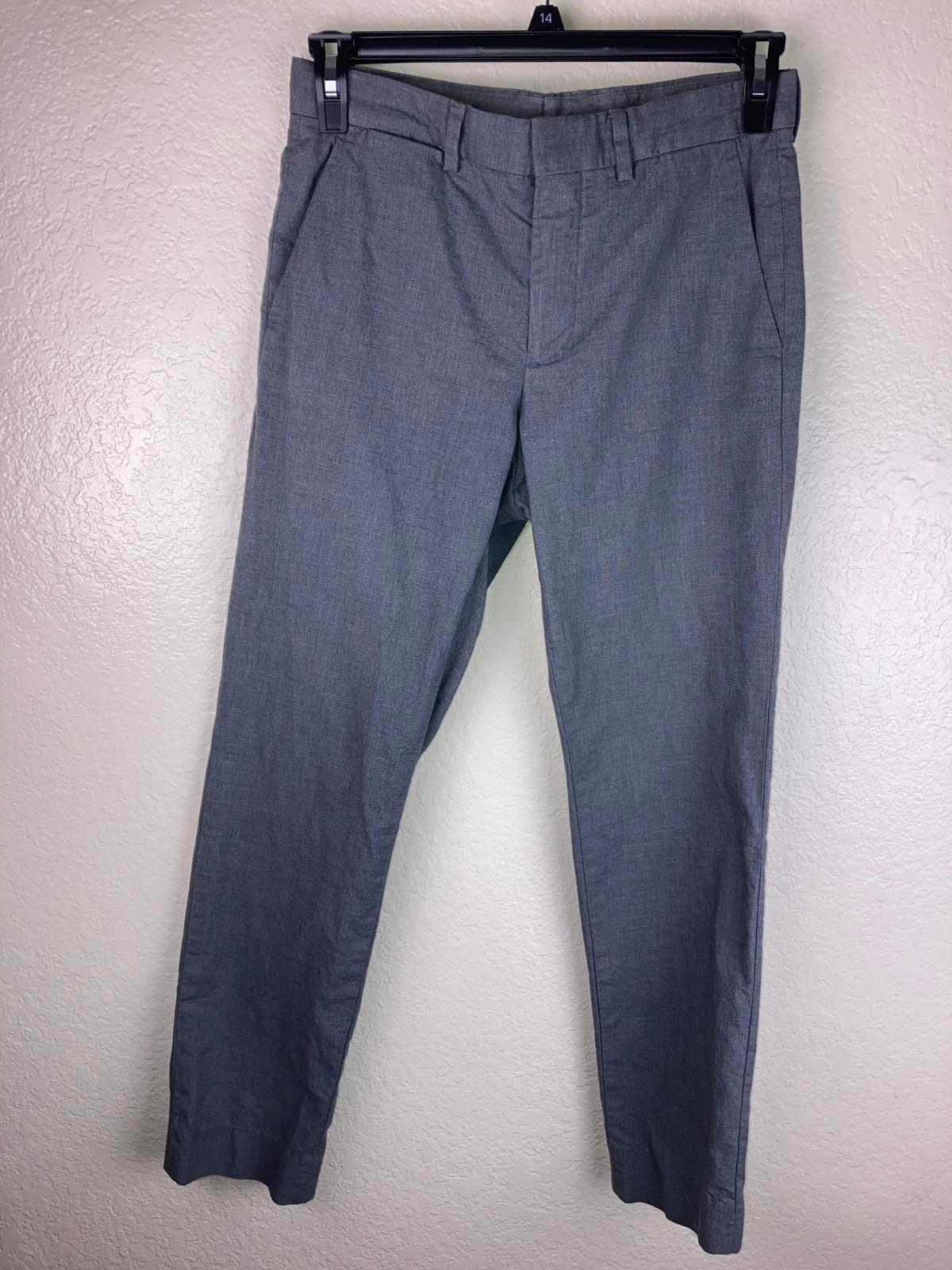 Vince Cotton Dress Pants Men’s Size 30 Gray Straight Chino