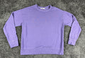 Stateside Womens Large L Softest Fleece Crewneck Sweatshirt Purple Pullover USA