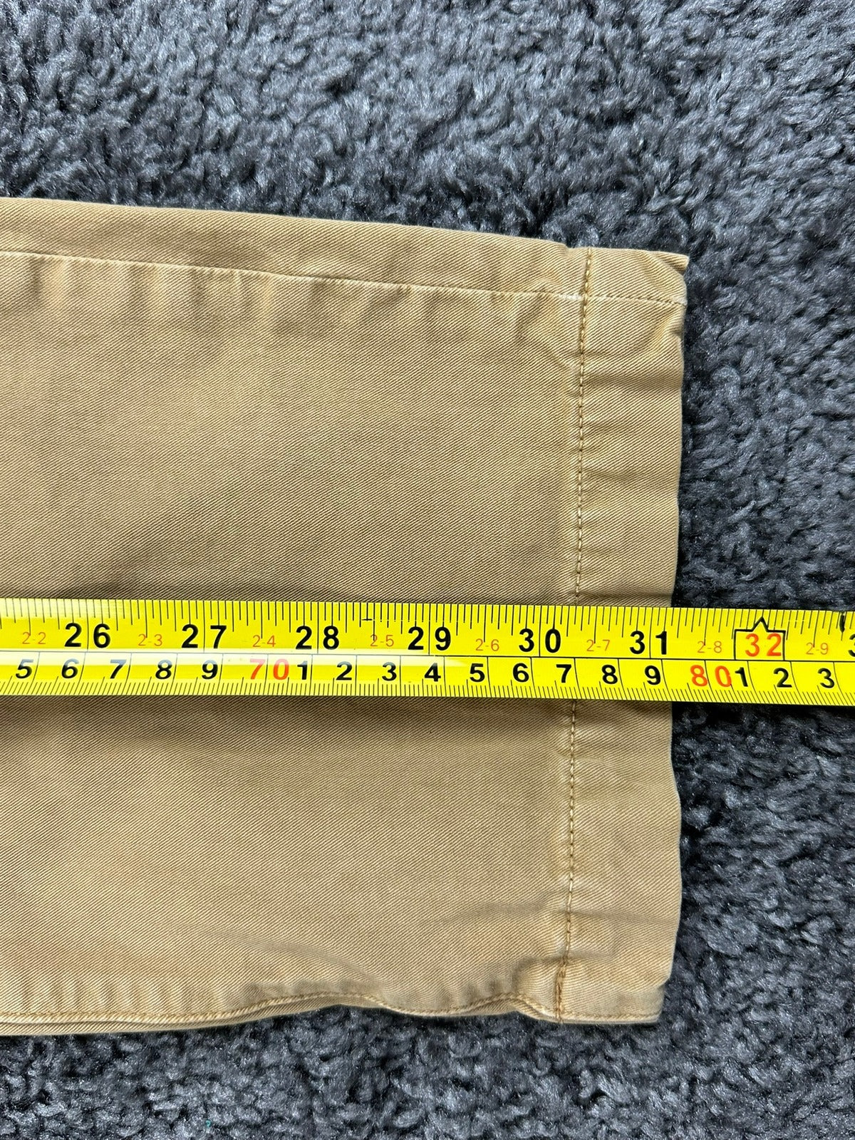 American Eagle Mens Tan Khaki 360 Extreme Flex Slim Chino Pants Stretch Sz 33x32