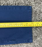 Bonobos Slim Fit Stretch Chino Pants Blue Men's Size 32x32 Zip Pocket