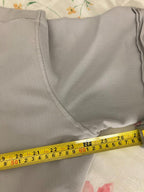 Cubavera Men's Gray wGreen with Contrast Panel & Embroidery Shirt Size XL