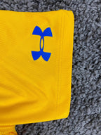 Under Armour Shirt UCLA Bruins Womens Athletic Size Medium Yellow Mesh