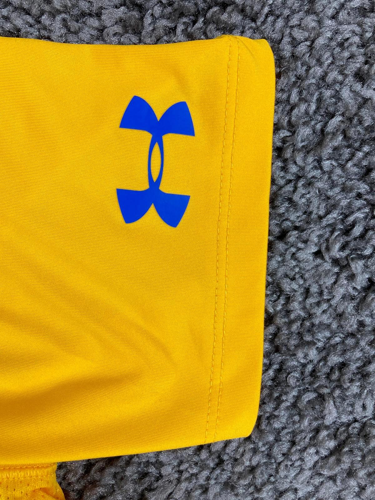 Under Armour Shirt UCLA Bruins Womens Athletic Size Medium Yellow Mesh