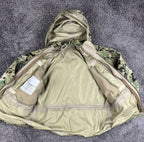 US Navy NWU Type III AOR2 Parka Small X-Short Waterproof Camo Jacket