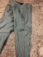 prAna Stretch Zion Slim Fit Pants Mens 30x30 Hiking Cargo Belted Teal
