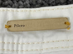 Pilcro & the Letterpress Anthropology White Ankle Skinny Pants Women 25 Stretch