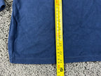 Uniqlo Heattech Stretch Fleece Quarter Zip Pullover Womens XL Navy Blue