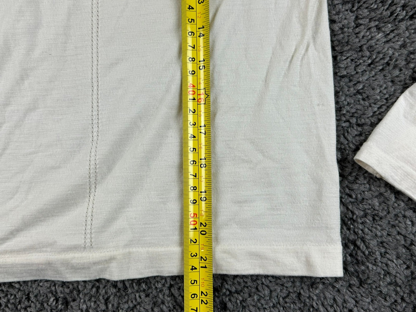 Athleta Merino Wool Blend Turtleneck Base Layer Womens S Cream Thumbholes