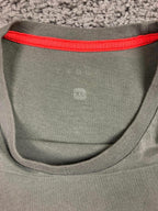 Tesla T-Shirt Vertical Logo Men's Gray Employee Team Wear Sz XL