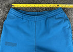 PANGAIA Track Pants Small Blue Organic Cotton Sweatpants Joggers Cuffed 365