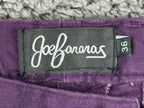 Joe Bananas Mens Chinos Pants Purple Size 36x29 Trousers Slacks Cotton