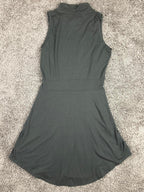 Toad&Co Summerdance Sleeveless Mock Neck Dress Womens Size Medium Black
