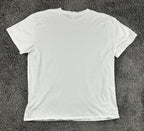 Athleta True Cotton Tee White Womens L Relaxed Fit Crew Neck Short Sleeve Shirt