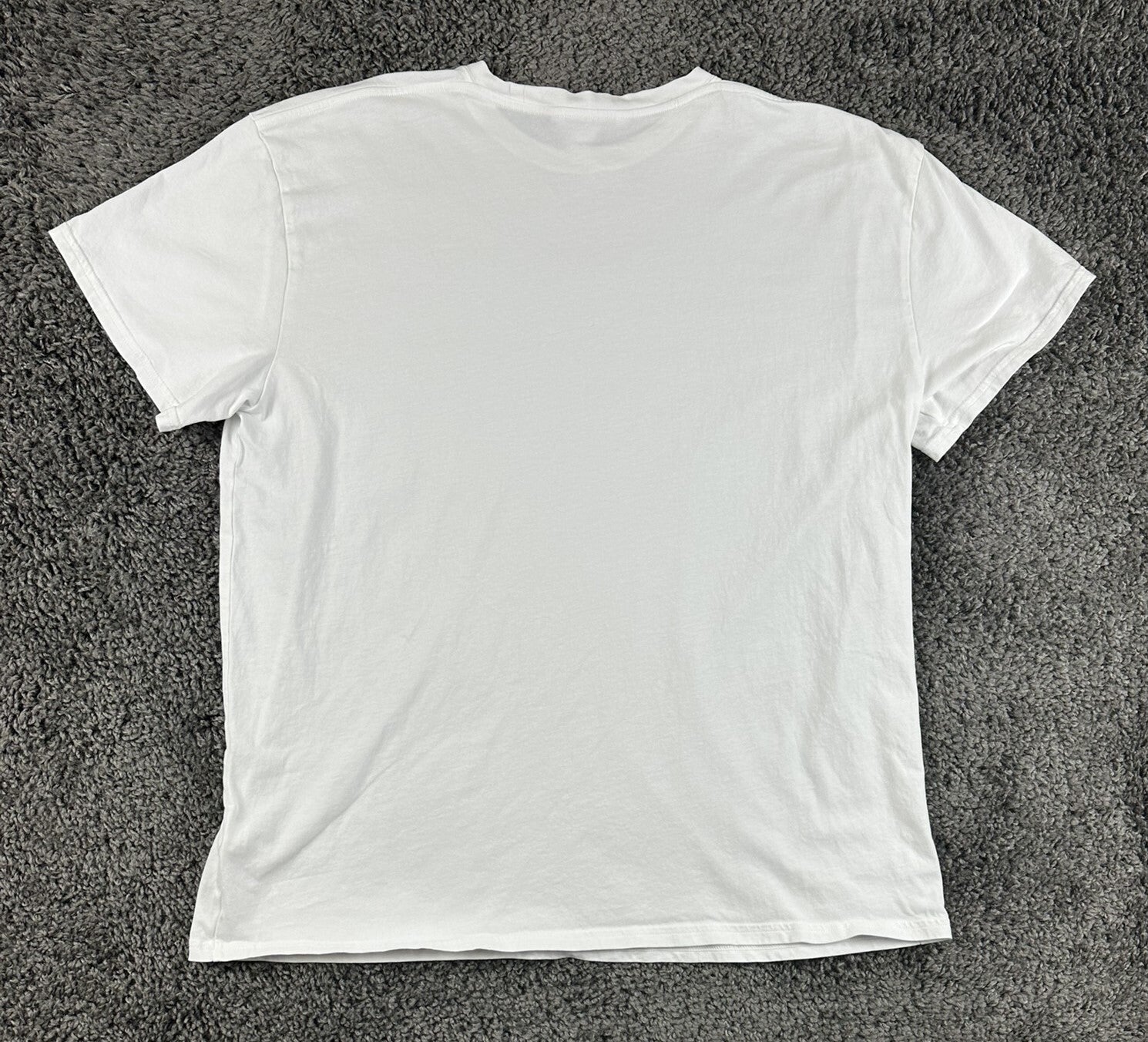 Athleta True Cotton Tee White Womens L Relaxed Fit Crew Neck Short Sleeve Shirt