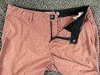 Quiksilver Amphibian Shorts Mens 33 Pink Red Heather Stretch Hybrid Boardshorts