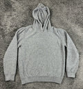 prAna North Loop Mens Hoodie Sweater Medium Gray Organic Cotton Slim Fit Knit