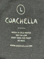 Coachella 2016 Music Festival Tank Top Mens L Black Graphic Concert Band Lineup