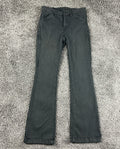 American Eagle High Rise Kick Boot Pants Womens 4 Black Stretch Bootcut Mid Rise