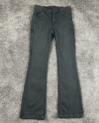 American Eagle High Rise Kick Boot Pants Womens 4 Black Stretch Bootcut Mid Rise