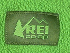 REI Co-op Trailmade Mens Large Fleece Jacket Green Full Zip Colorblock Hiking