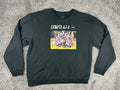 LOONA 12:00 Kpop Album Graphic Crewneck Sweatshirt Black Size XXL Pullover