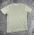 AllSaints Mens Ramskull Logo Crew Neck T Shirt Sage Green Size M Cotton