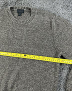 Magaschoni Man Mens Crewneck Sweater Size M Brown Cotton Lyocell Pullover Knit