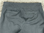 Talbots Chatham Ankle Pants Womens Size 8 Black Stretch Slim Leg Work Career