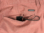 Quiksilver Amphibian Shorts Mens 33 Pink Red Heather Stretch Hybrid Boardshorts
