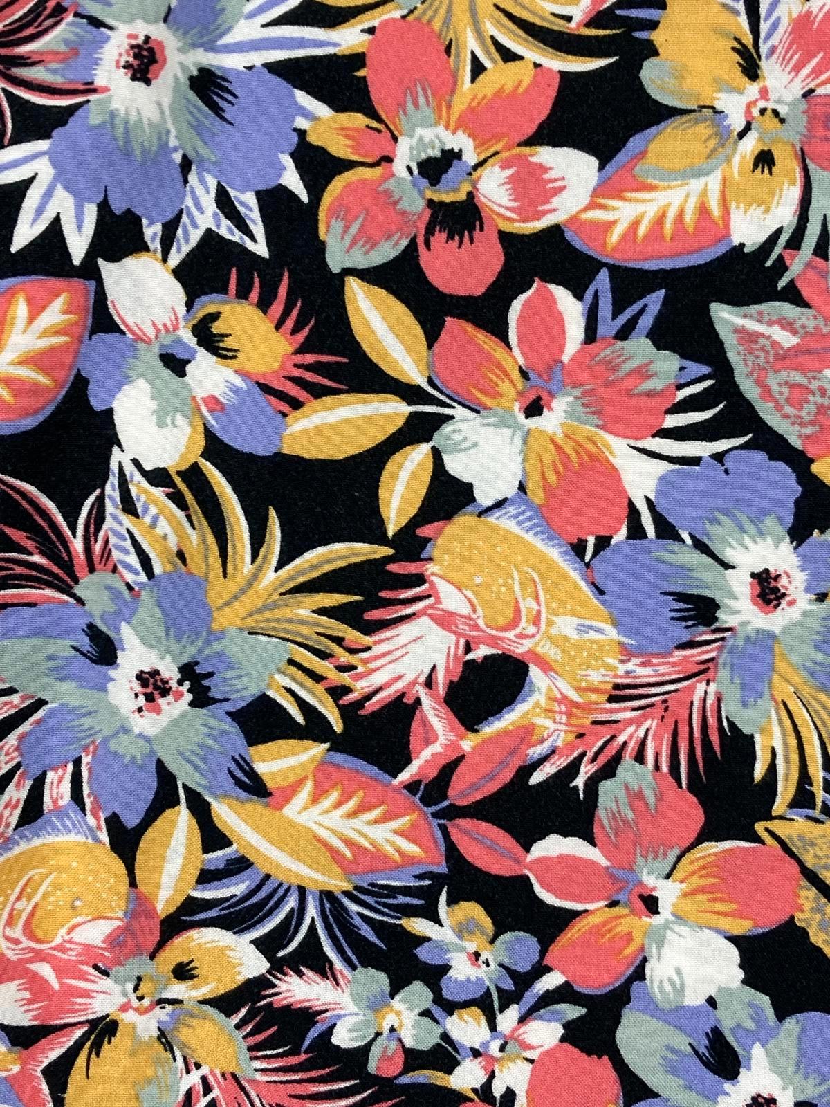 Salty Crew Pants Drifting Tropical Floral Beach Womens Size M Lounge Drawstring