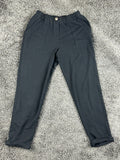 Amour Vert Pants S Black Organic Cotton Modal Jogger Tapered High Rise Pocket US
