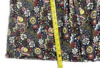 Boden Button Through Jersey Dress US 10R Multicolor Floral V-Neck Long Sleeve