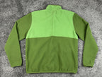 REI Co-op Trailmade Mens Large Fleece Jacket Green Full Zip Colorblock Hiking