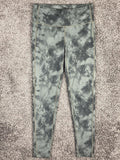 Athleta Chaturanga High Rise Leggings Womens Jasper Green Tie Dye Yoga Sz Small