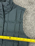 Nau Down Puffer Vest Womens S Black Quilted Snap Front Recycled Down Outdoor S