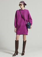 Rachel Comey Mingle Dress Women’s Raspberry Distressed Oversized Mini Sz M/L