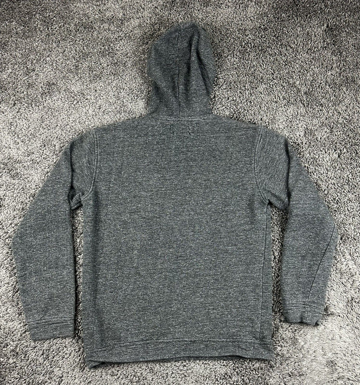 Nixon Press Pullover Hoodie Mens Charcoal Heather Gray Sweatshirt Sz Medium