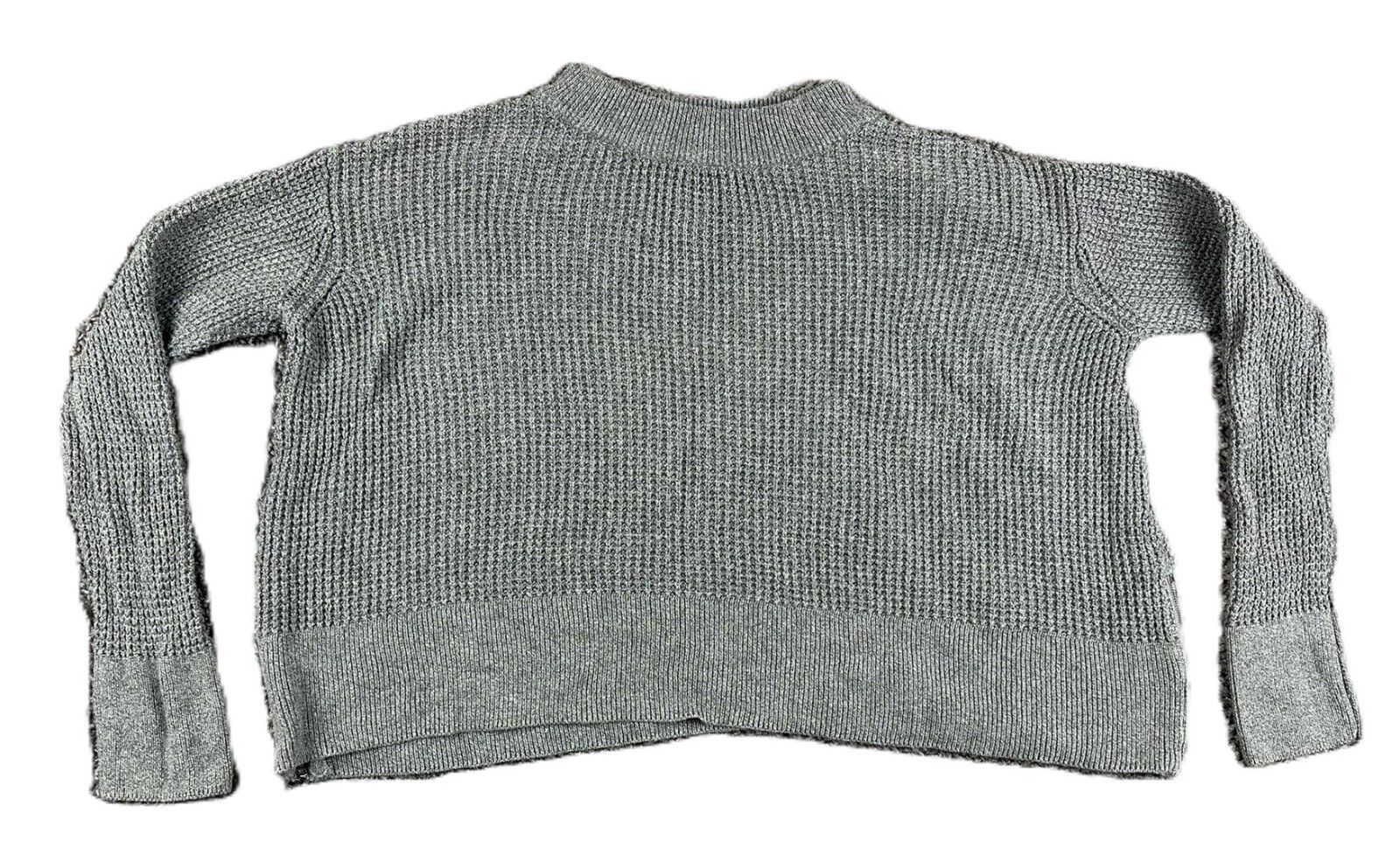 VETTA Capsule Organic Cotton Waffle Knit Crewneck Sweater Size XS Luxury