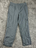 Caslon Womens Gray Linen Blend Elastic Waist Casual Pull On Pants Sz XS